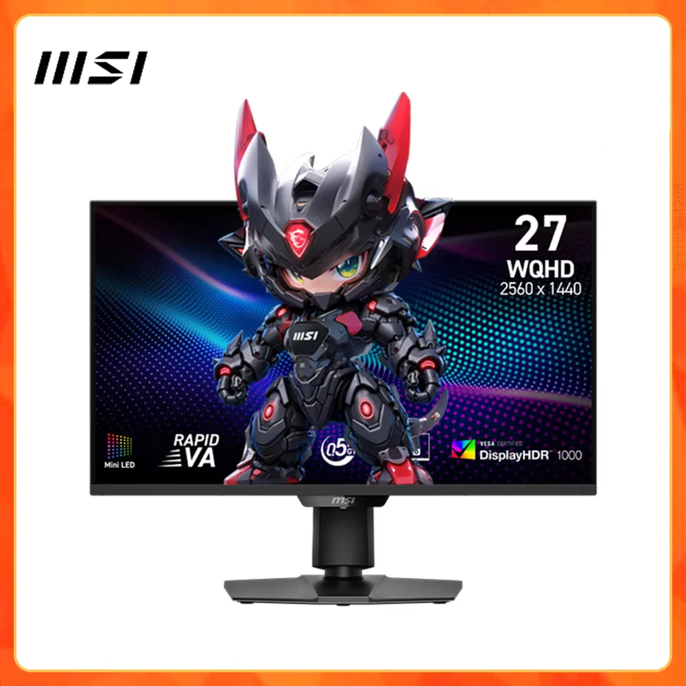 MSI MAG 274QPF X30MV Monitor 27-inch 2K WQHD 300Hz 0.5ms GtG Response Refresh Rate 97% DCI-P3 TÜV Eye Care Tech Dual HDMI 2.1