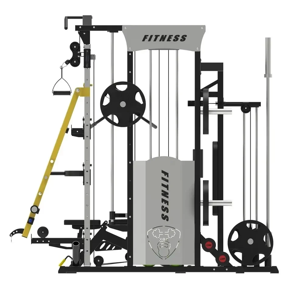 

l 3D smith and Plate Loaded Bicep Curl Machine Оборудование для фитнеса и тренажерного зала Рука Curl Plate Загруженная машина smith