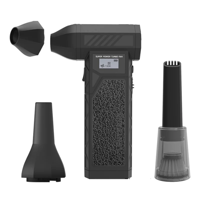 

A005-высокомощный бесщеточный вентилятор 138000 об/мин, жестокий вентилятор с светодиодным дисплеем, электрическая воздушная тряпка для дома и двора