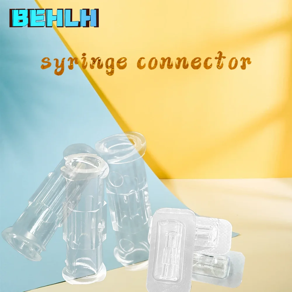 

Medical sterile Luer Thread plastic syringe Connector Pp Material Transparent Syringe Double-Way Connector Easy And Durable