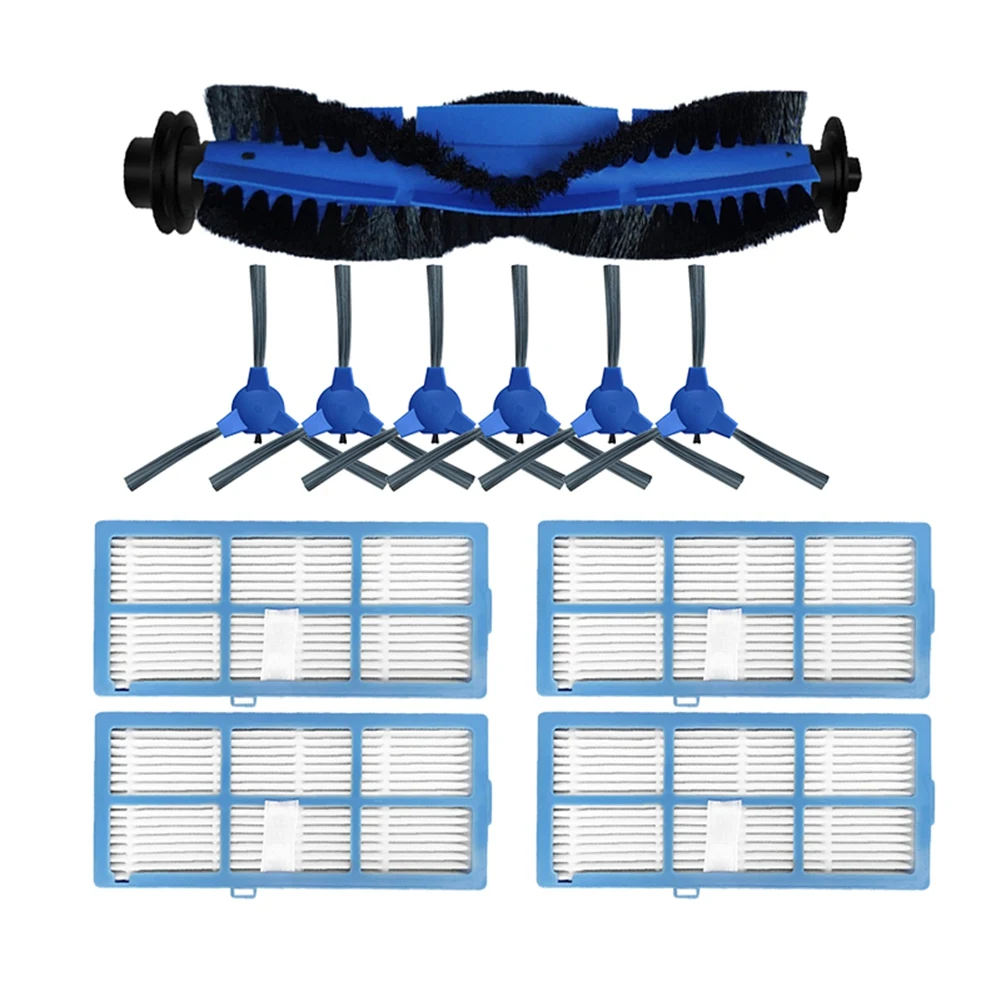 11 шт. запасные части для основной боковой щетки, швабра с фильтром Hepa для Goovi 1600PA D380 D382, аксессуары для пылесоса