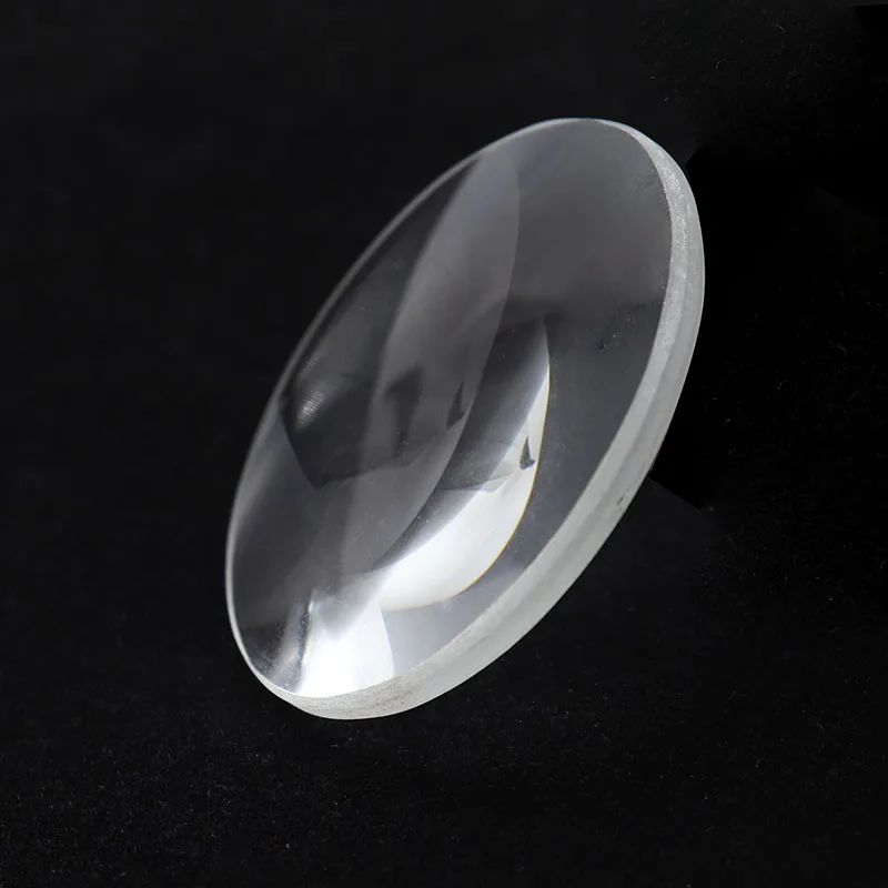 40mm Optical Glass Double Convex  Lens Focal Length 60mm Optics Magnifier DIY Projector