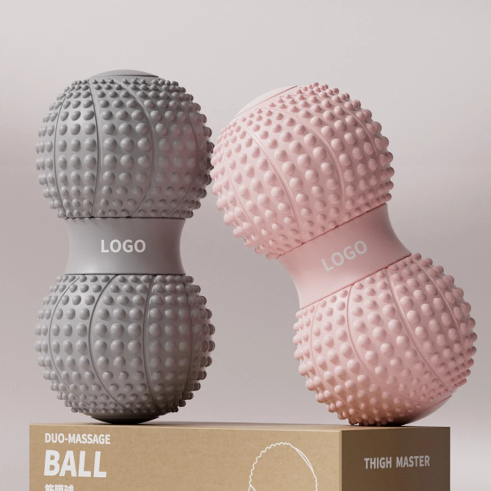 Peanut Massage Ball Peanut Massage Roller Double Ball Trigger Point Ball Multi-Function Fascial Ball for Myofascial Release