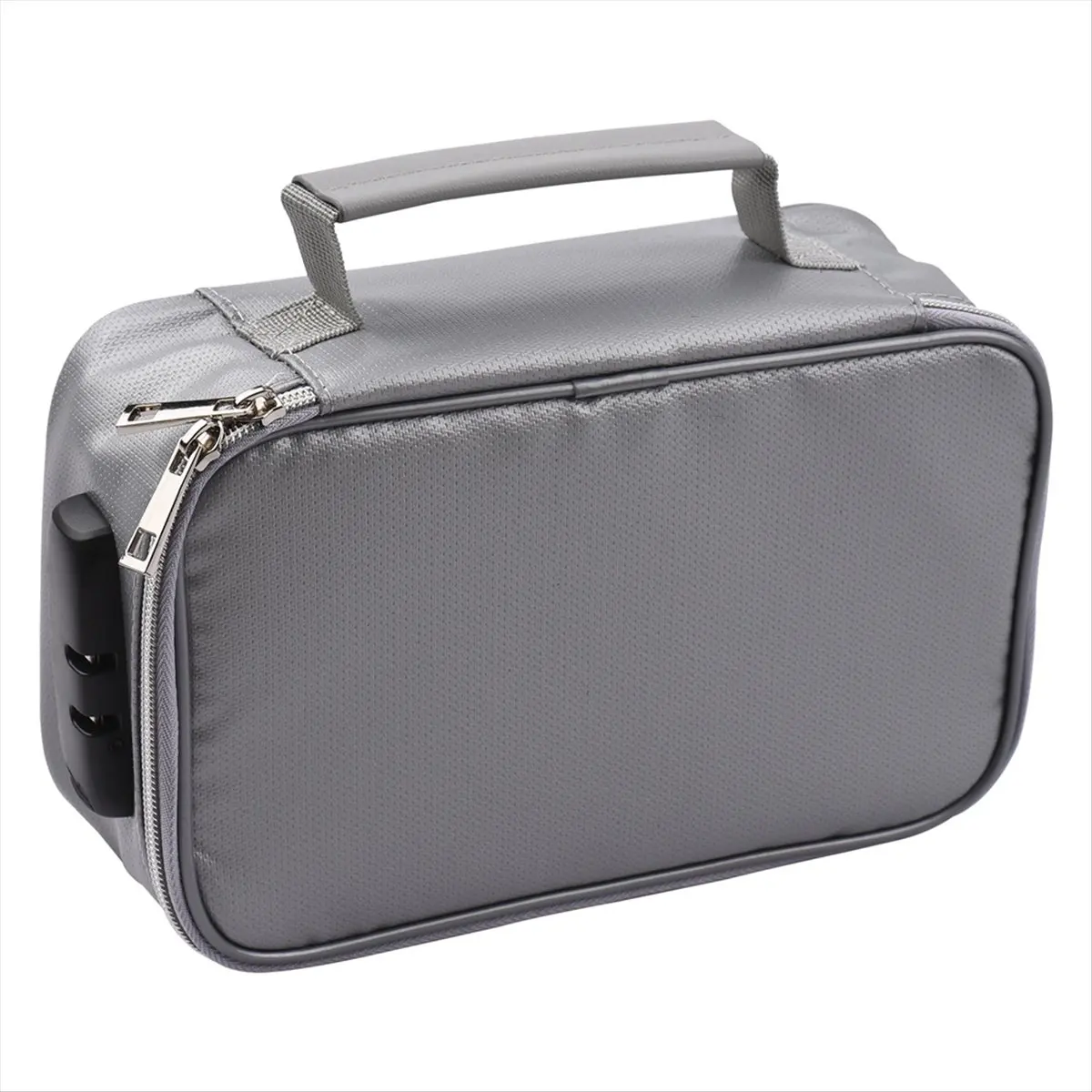 A89X File Document Bag Safety Organizer with 3-Digit Lock Zipper Closure Fire & Water Pouch Multi-Layer Card Case