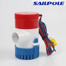 Non-Auto Submersible Bilge Pump 12v 24V 1100GPH 750GPH 500GPH  350GPH Mini Water Pump Boat Seaplane Motor 19/29mm outlet