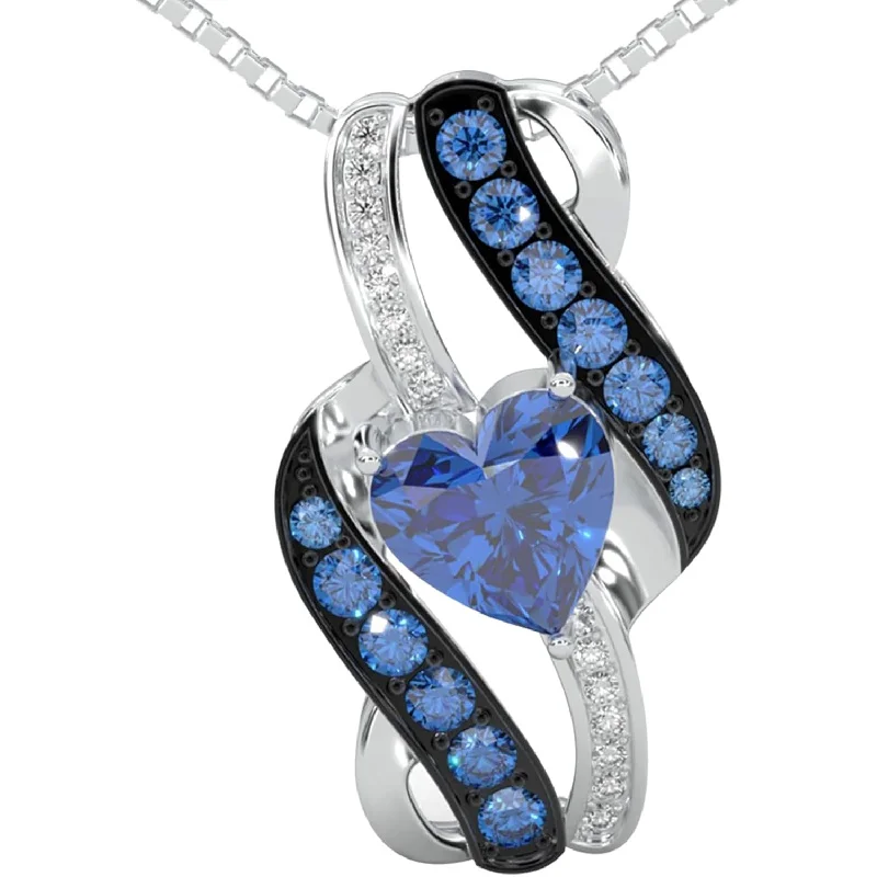 

Infinity Heart Birthstone Necklace for Women, 925 Sterling Silver Gift for Wife Girlfriend Mom, Anniversary Valentine Christmas