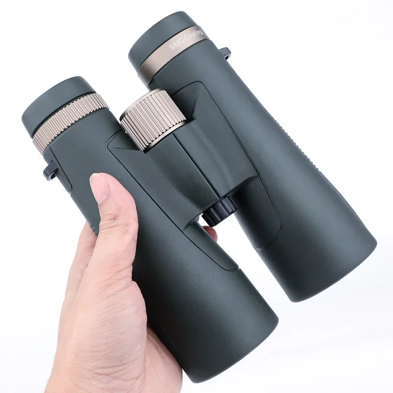 2025 جديد عالي الطاقة 10x50 ED مجهر المرحلة وعازل SMC المغلفة BaK-4 المنشور الضباب ومقاوم للماء طويلة المدى بينو للتخييم