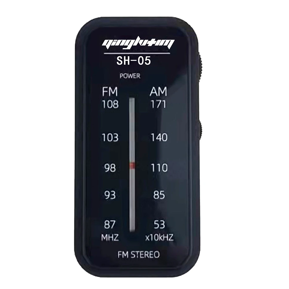 Digital Radio with Earphone FM/AM Radio Portable Two Band Receiving Radio for English Learning