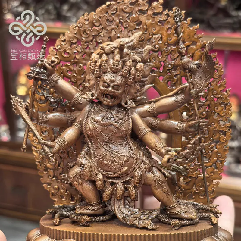Matou Vajra pure copper gilt Buddha statue purple copper treasure selection t1 Tibetan Tantra Buddhist Hall