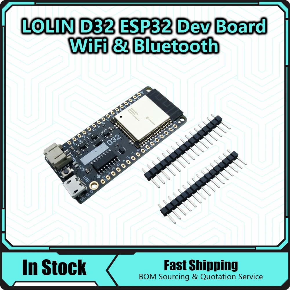 D32 V1.0.0 - wifi & bluetooth board based ESP-32 ESP-32 4MB FLASH for Arduino MicroPython Compatible