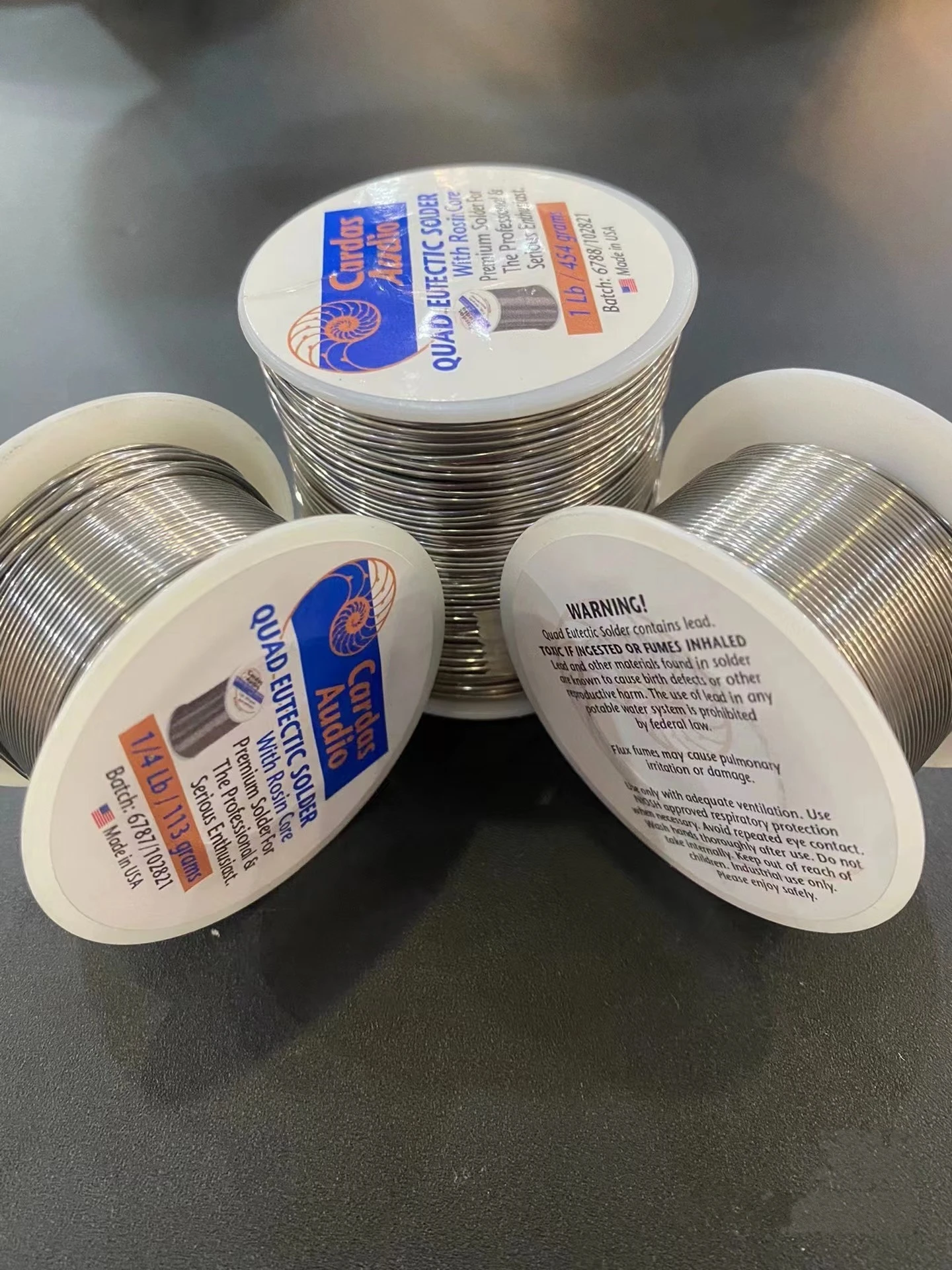 CARDAS Brand new 10M or whole roll  0.8mm 4% Silver Hi-Fi DIY Audio Low Melting Point Silver solder wire Import From USA