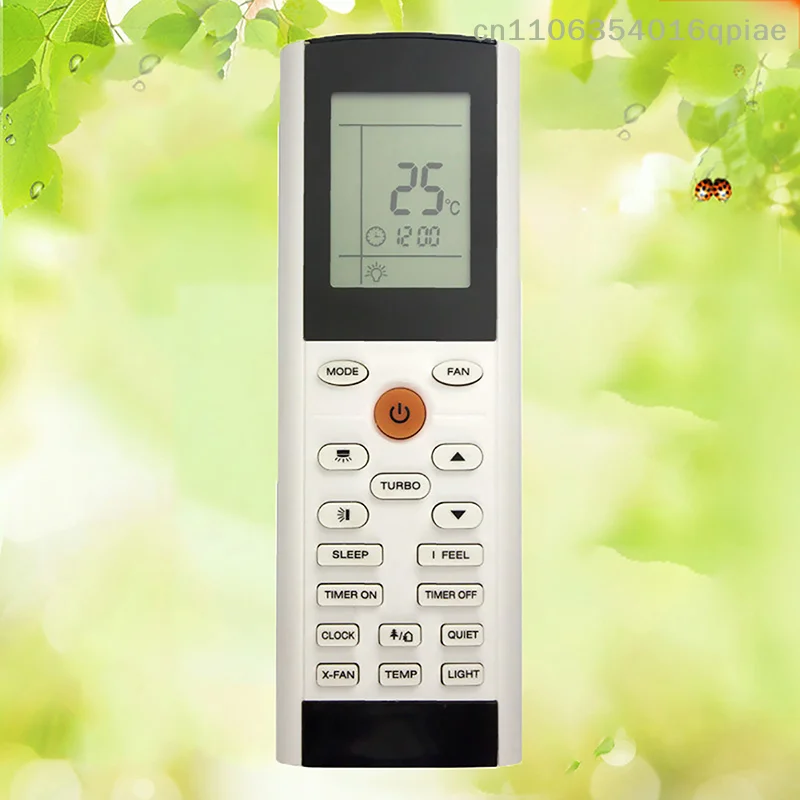 (Verano4) Control remoto universal para aire acondicionado YACIFB para Gree ELECTROLUX MSHV25D1S, reemplazo del control remoto para aire acondicionado