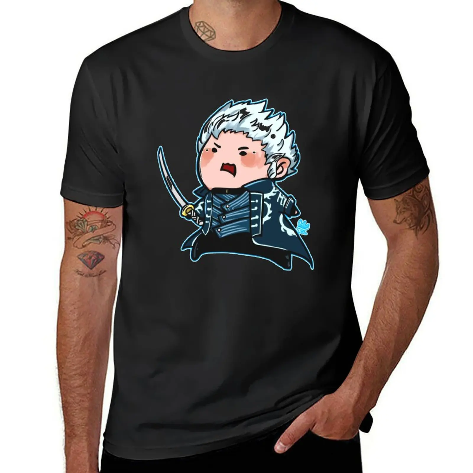 

devil may chibi vergil T-Shirt animal prinfor boys vintage mens graphic t-shirts pack