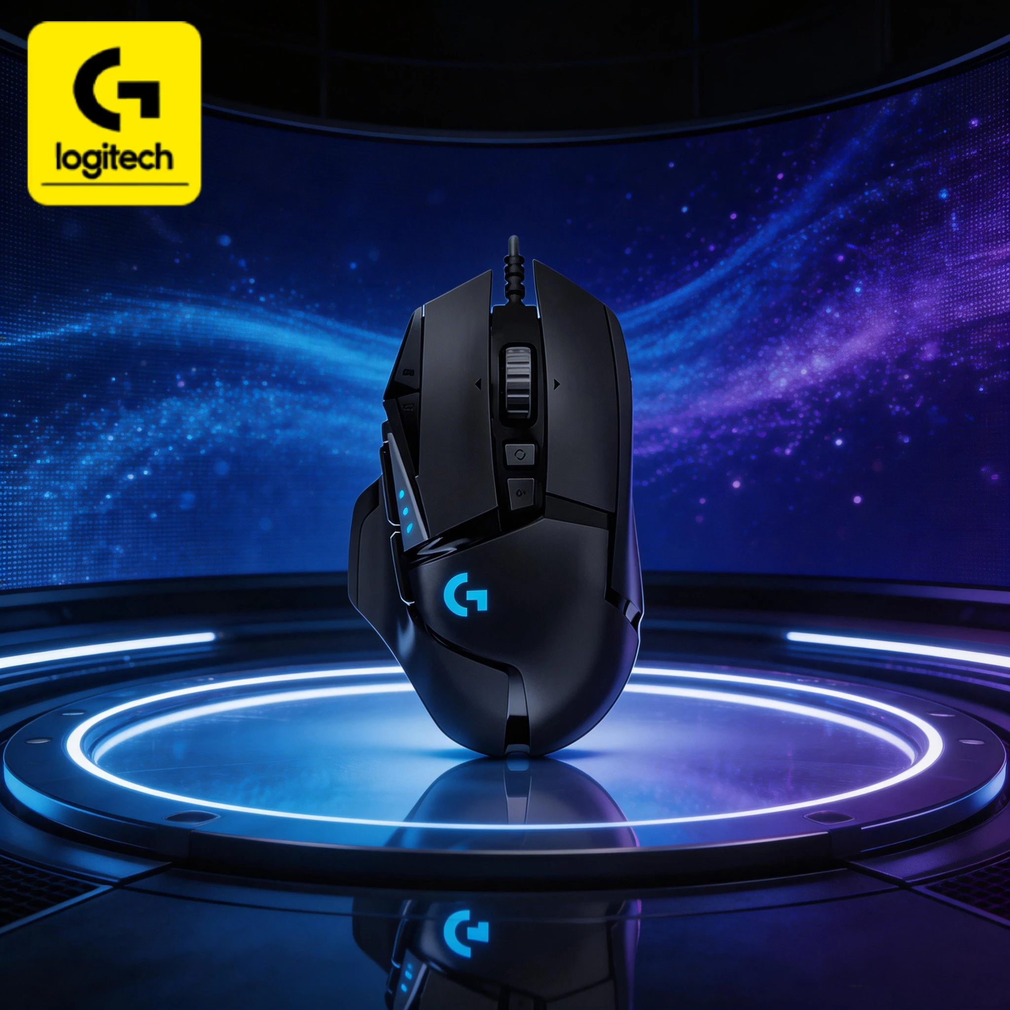 

Logitech G502 rechargeable gaming mouse, seamlessly switching between office and gaming modes.
