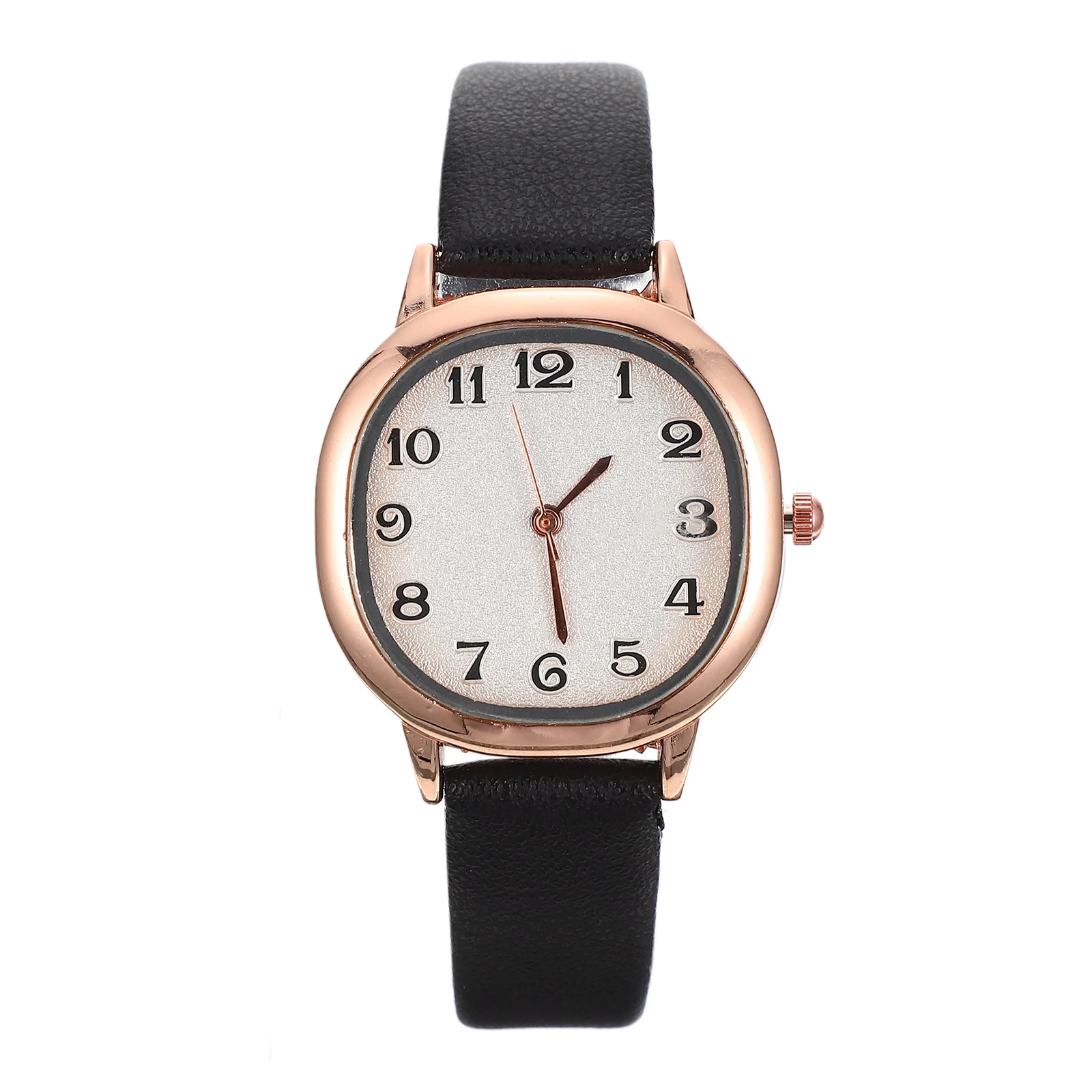 

Quartz Ladies Watches Vintage PU Strap Wristwatch for Women Adjustable Bracelet Retro Style Lightweight Comfortable Gift Idea