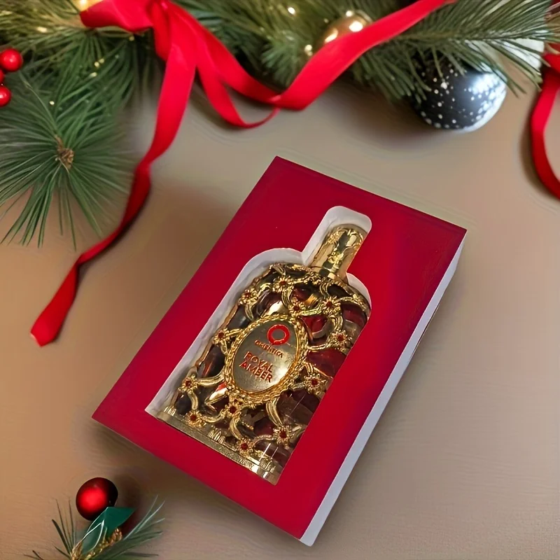 Perfume de mujer de ámbar real rojo, fragancia intensa de larga duración, aroma árabe, Dubai, Medio Oriente, Sudeste Asiático, regalo Ideal