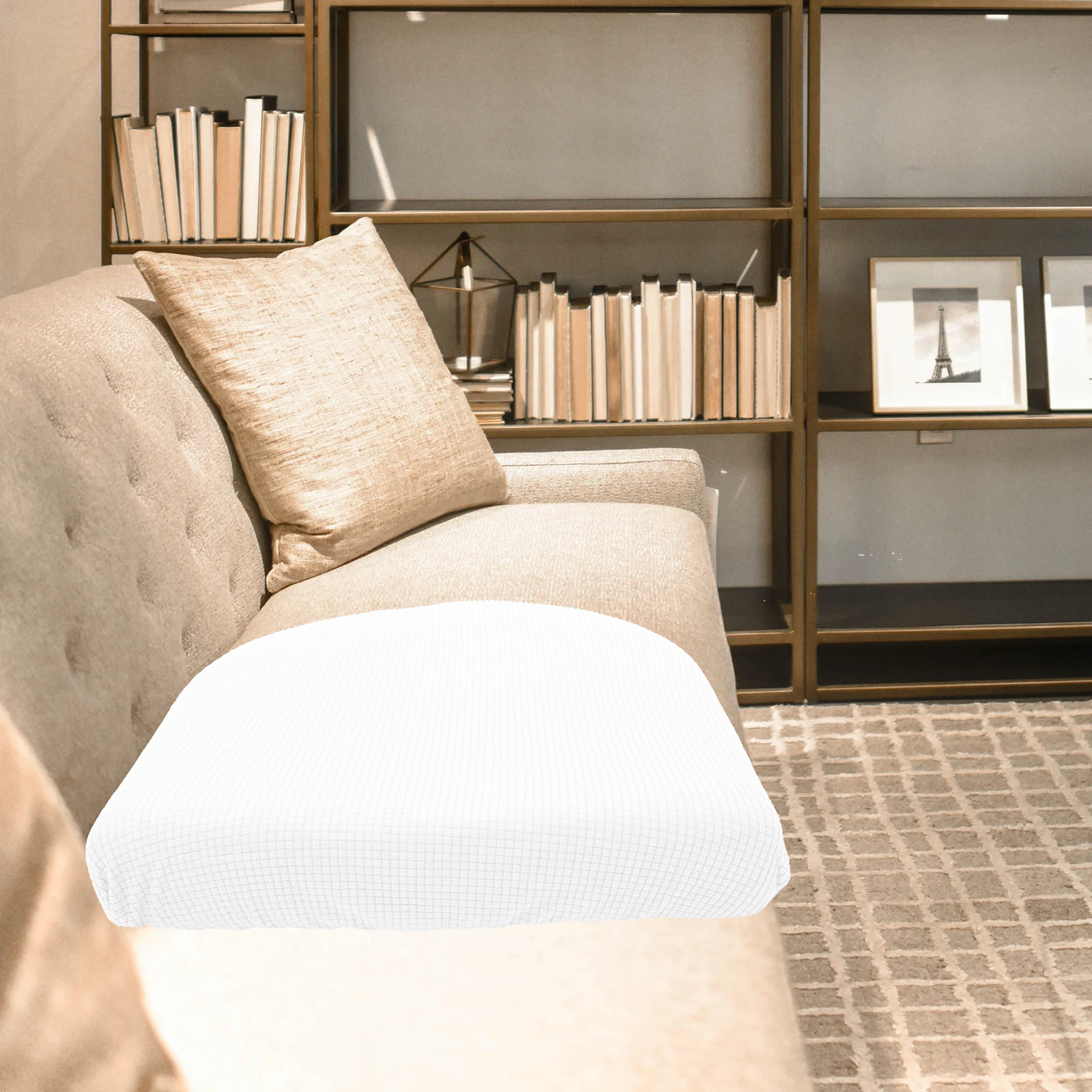 

Cushion Cover Elastic Polyester Sofa Seat Armchair Stretch Couch Classic Water Stains Fits Most Homes Decor Gifts