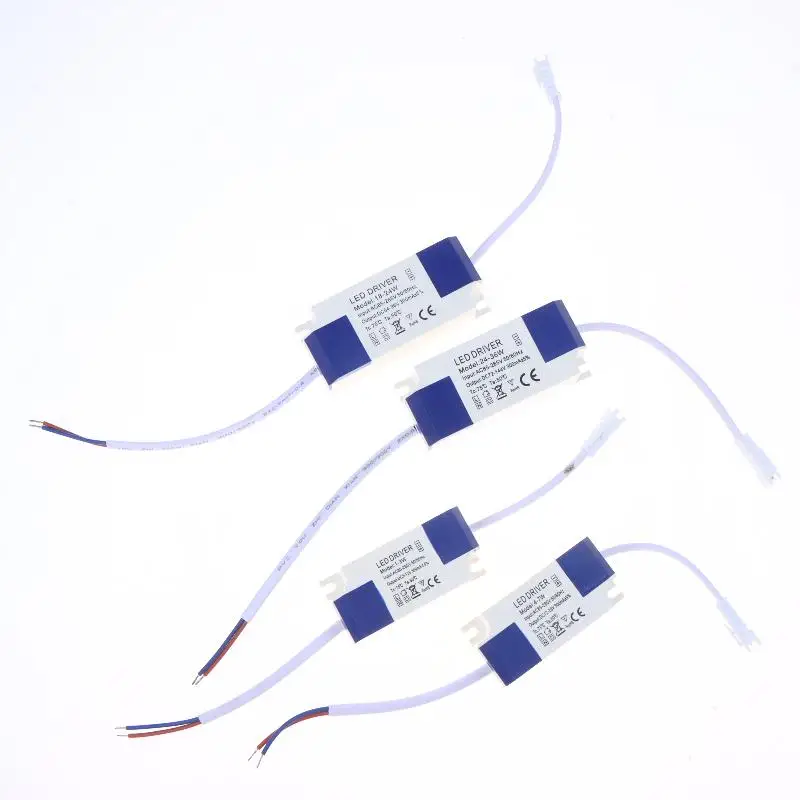 ∘1Pcs Lighting Transformer 85-265V Constant Current Non-Isolated External LED Driver 1-3W 3-5W 4-7W 8-12W 12-18W 18-24W 24-36W