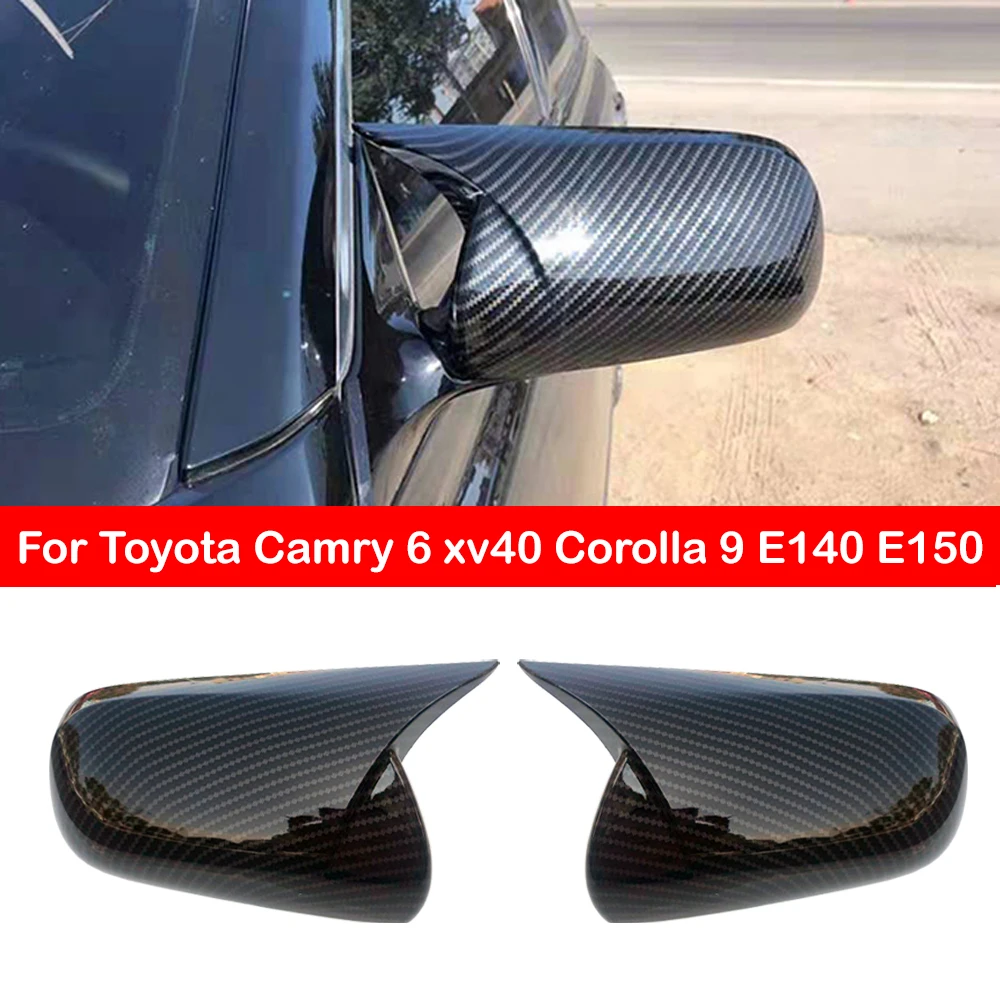 

For Toyota Camry 6 xv40 Corolla 9 E140 E150 Avensis 3 Auris 1 Car Rearview Side Mirror Cover Wing Cap Exterior Door Case Trim