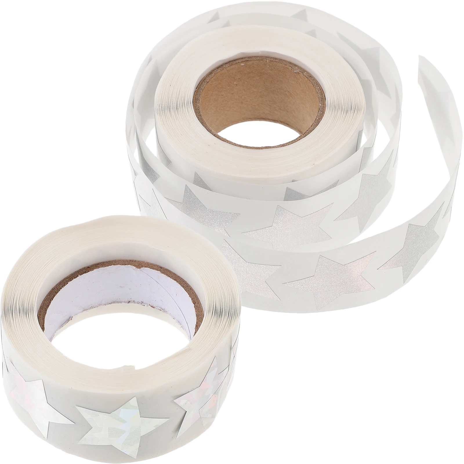 2 Rolls Star DIY Sticker Roll for Diary Scrapbook Photo Album Greeting Card Craft Decoration Self Adhesive Stickers