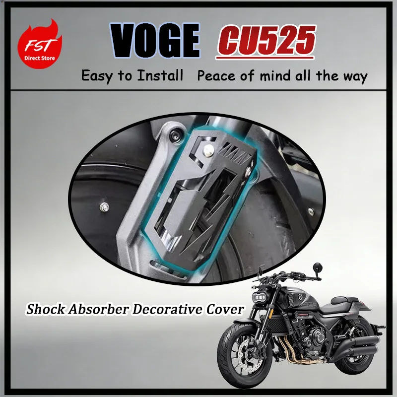 

FOR VOGE CU525 Motorcycle Front Shock Absorber Decorative Guard High-Impact Resistant Alloy Fork Accessory Enhanced Protection