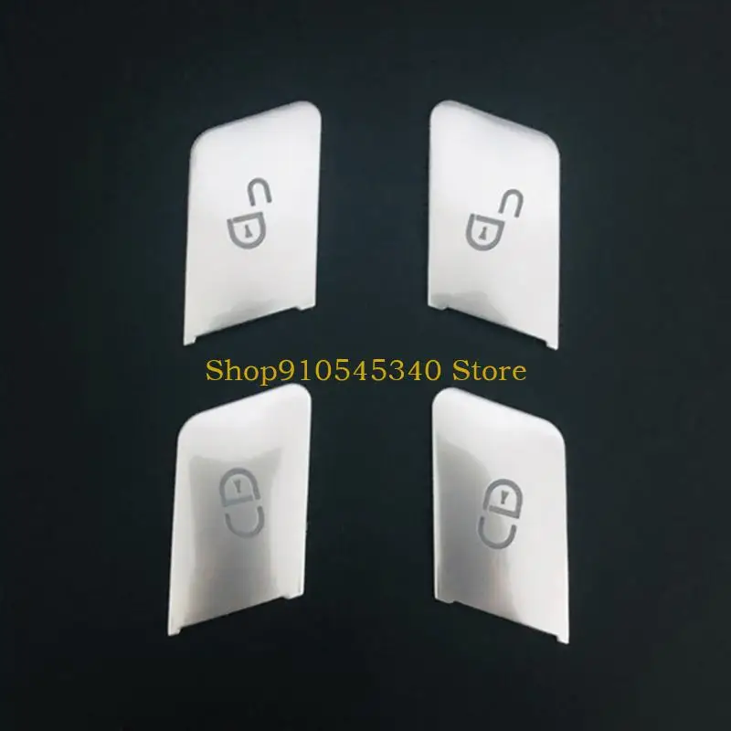 u2ja 4pcs door lock button ملصقات زر الزخرفة المناسبة لـ W204 W212 #4