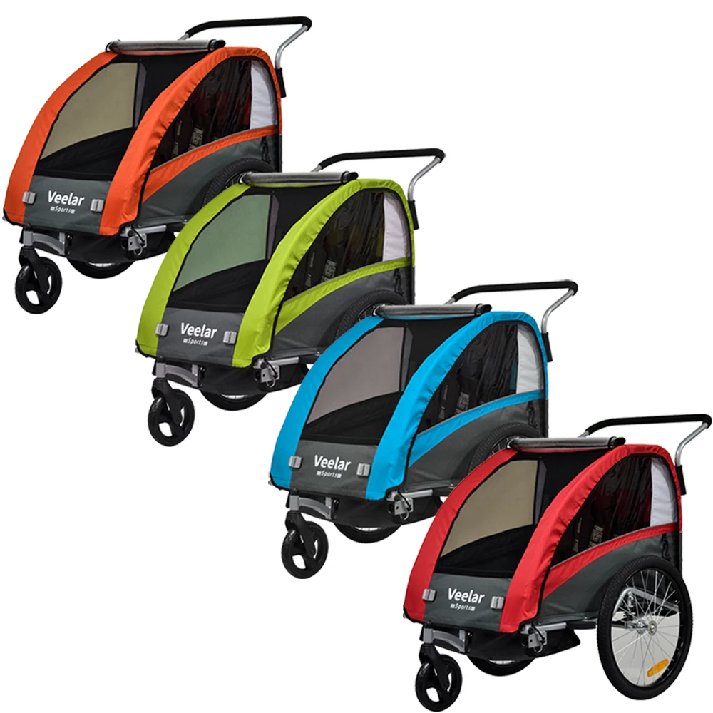 

Veelar Baby Bicycle Trailer For Children, Baby Carrier With Hitch Connector