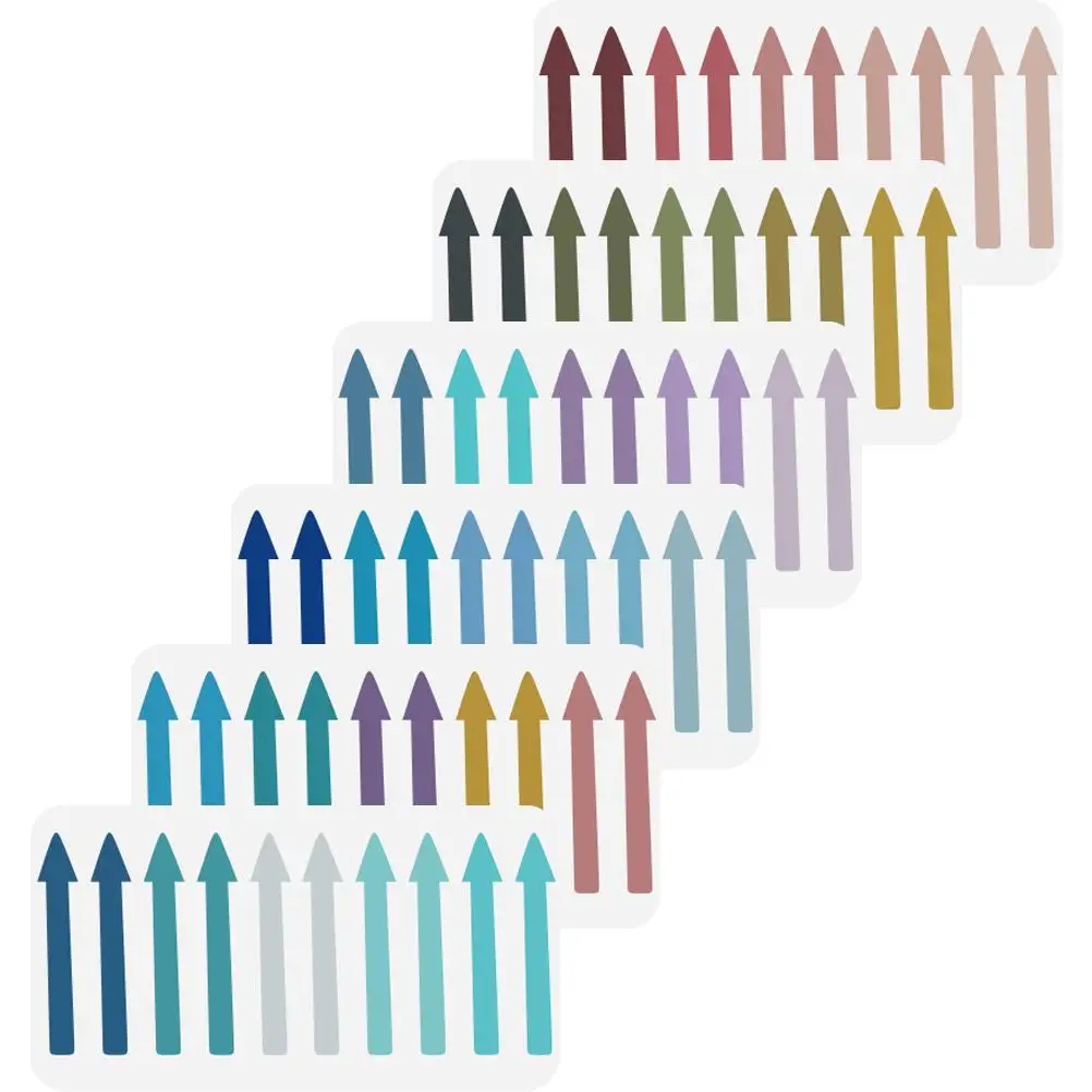 6 Buku Stiker Indeks Runcing Warna Penyorot Alkitab Bendera Tab Kosong Anak Hewan Peliharaan Lengket