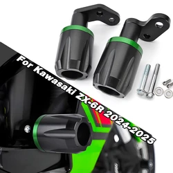 For Kawasaki Ninja ZX6R ZX-6R ZX 6R Falling Protection Frame Slider Fairing Guard Crash Pad Protector Motorcycle 2024 2025
