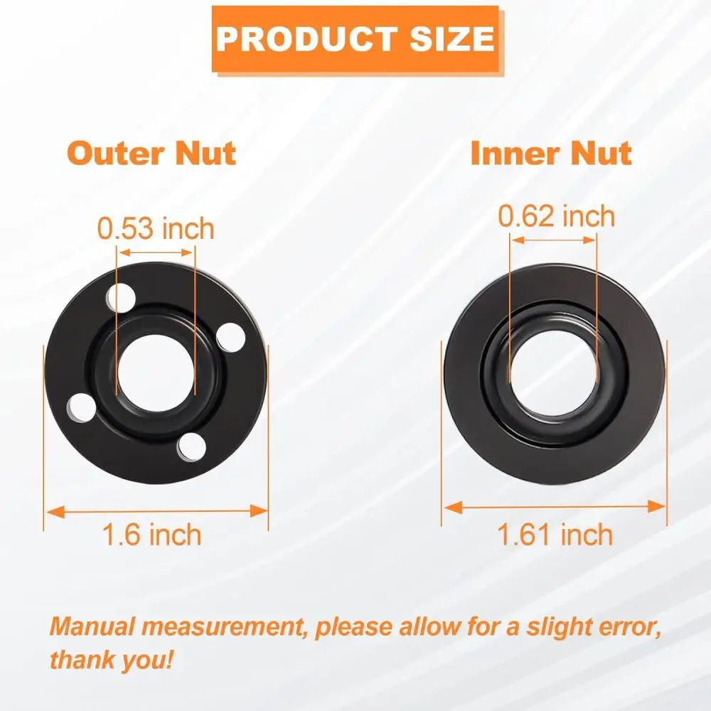 Angle Grinder Flange Replacement Nut 5 8 11 Thread Carbon Steel Locking Plate Tool Accessory For Professional Electric Grinding