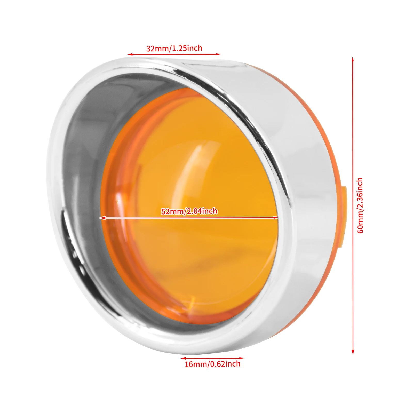 Motorcycle Turn Signal Visor Bezels Lens Cover 2PCS For Harley Softail Dyna Sportster XL 883 1200 72 Touring Road Street Glide