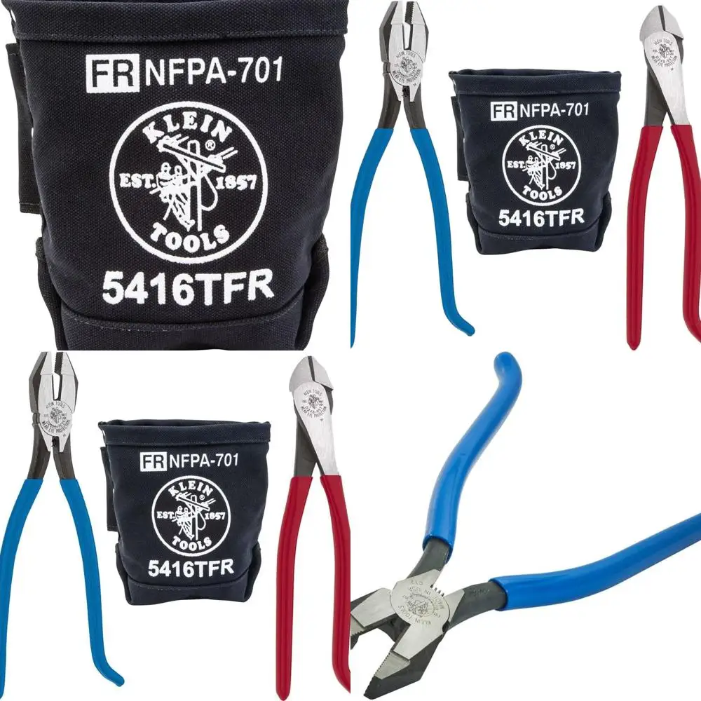 

Набор плоскогубцев из 3 предметов, произведенный в США: кусачки для металлообработки, усиленные бокорезы, сумка из ткани