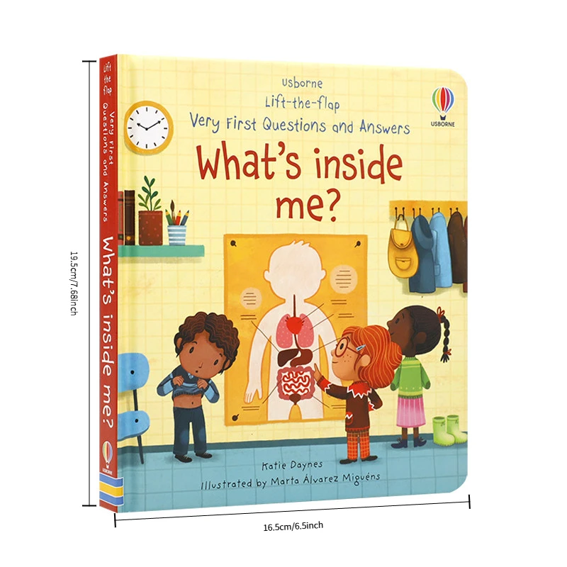 Question and Answer Series - what‘s inside me ?English Picture Book for Toddlers, Early Educational Storybook
