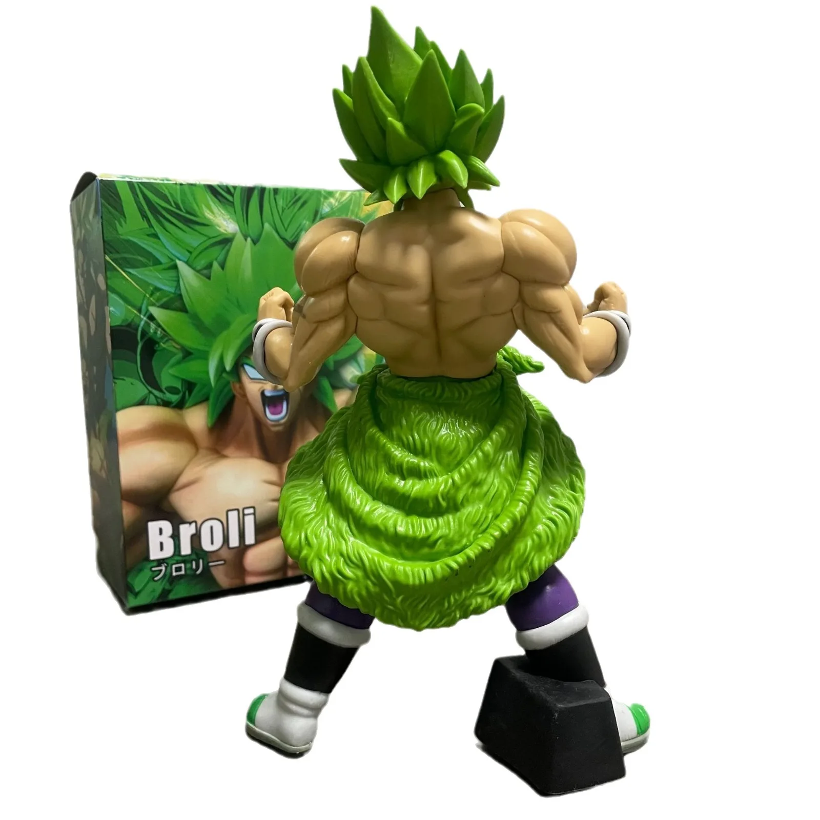 23cm Anime Dragon Ball Angry Broli Figurine Cartoon Pvc Handmade Model Statue Decoration Hobby Toy Desktop Ornament Dolls Gifts