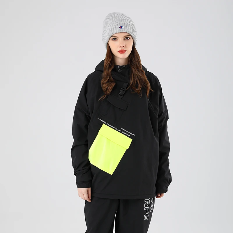 Uomo donna giacca da sci pantaloni da sci inverno caldo antivento impermeabile sport all\'aria aperta Snowboard cappotto da sci pantaloni