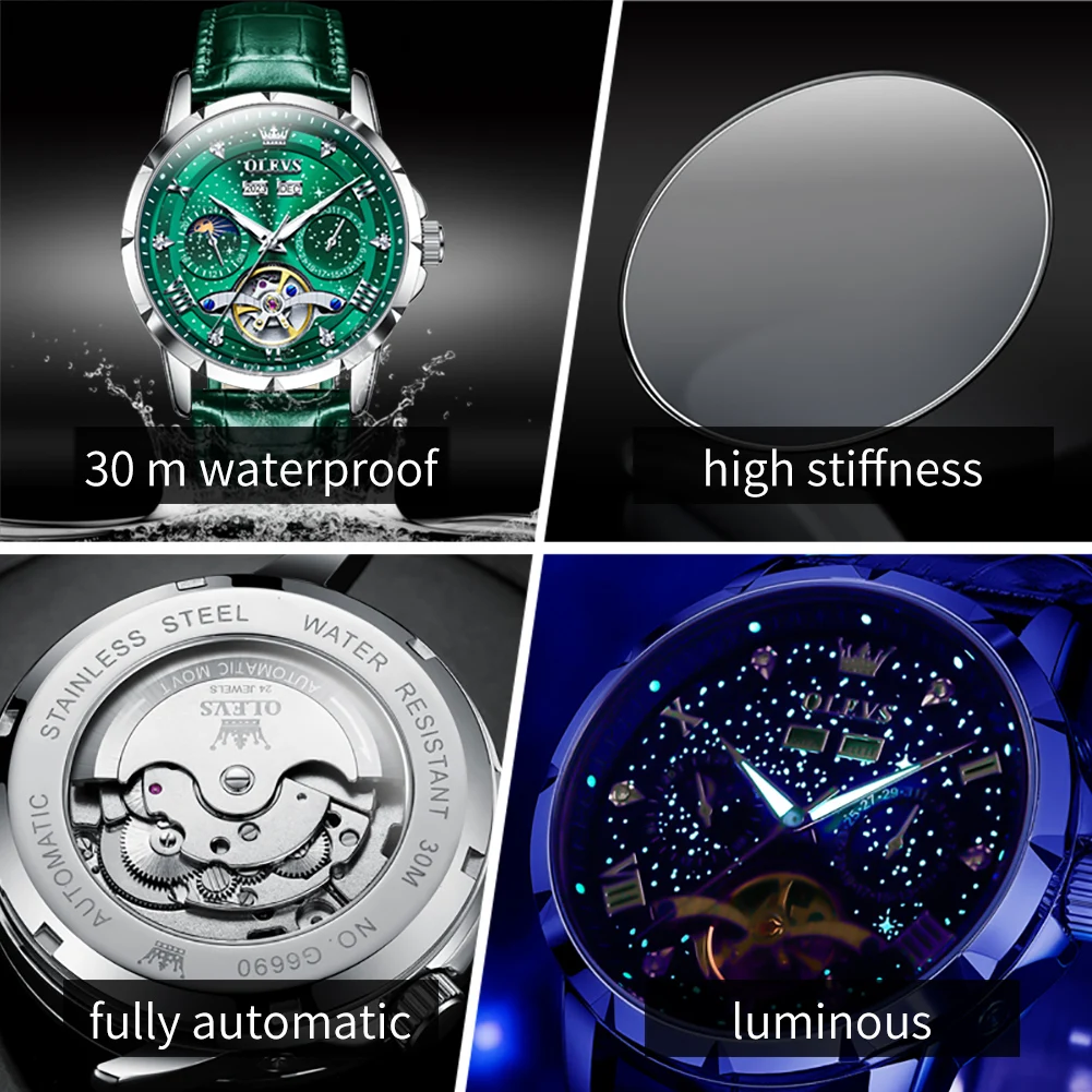 Men's Luxury Automatic Watch 40mm