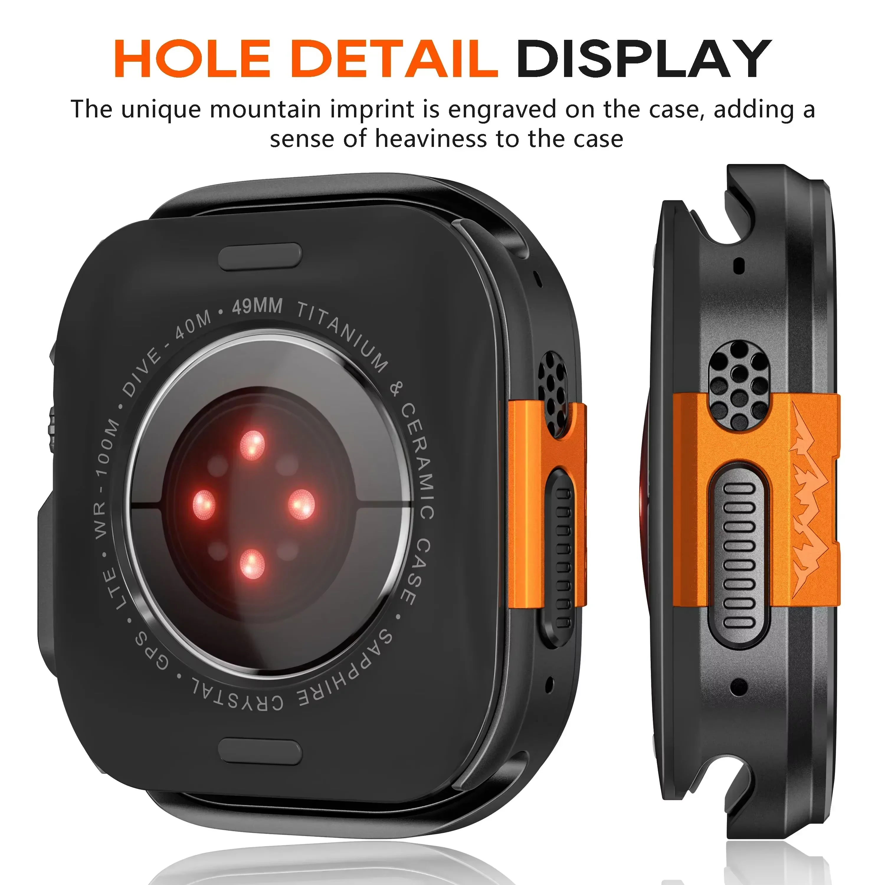 لساعة أبل الترا 2 حافظة معدنية مدرعة iWatch Series 10 49 ملم 46 ملم حافظة مقاومة للسقوط