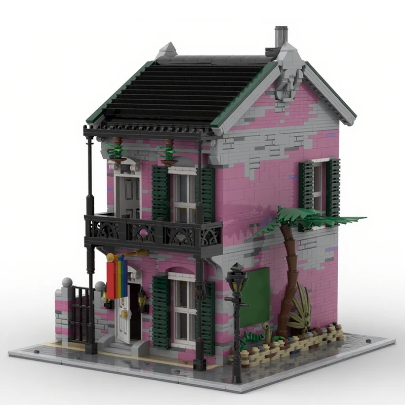 

3636 шт. MOC Capote House модульные здания строительные блоки Рождественский подарок для взрослых дружелюбный комплект для самостоятельной сборки идеально подходит для творчества