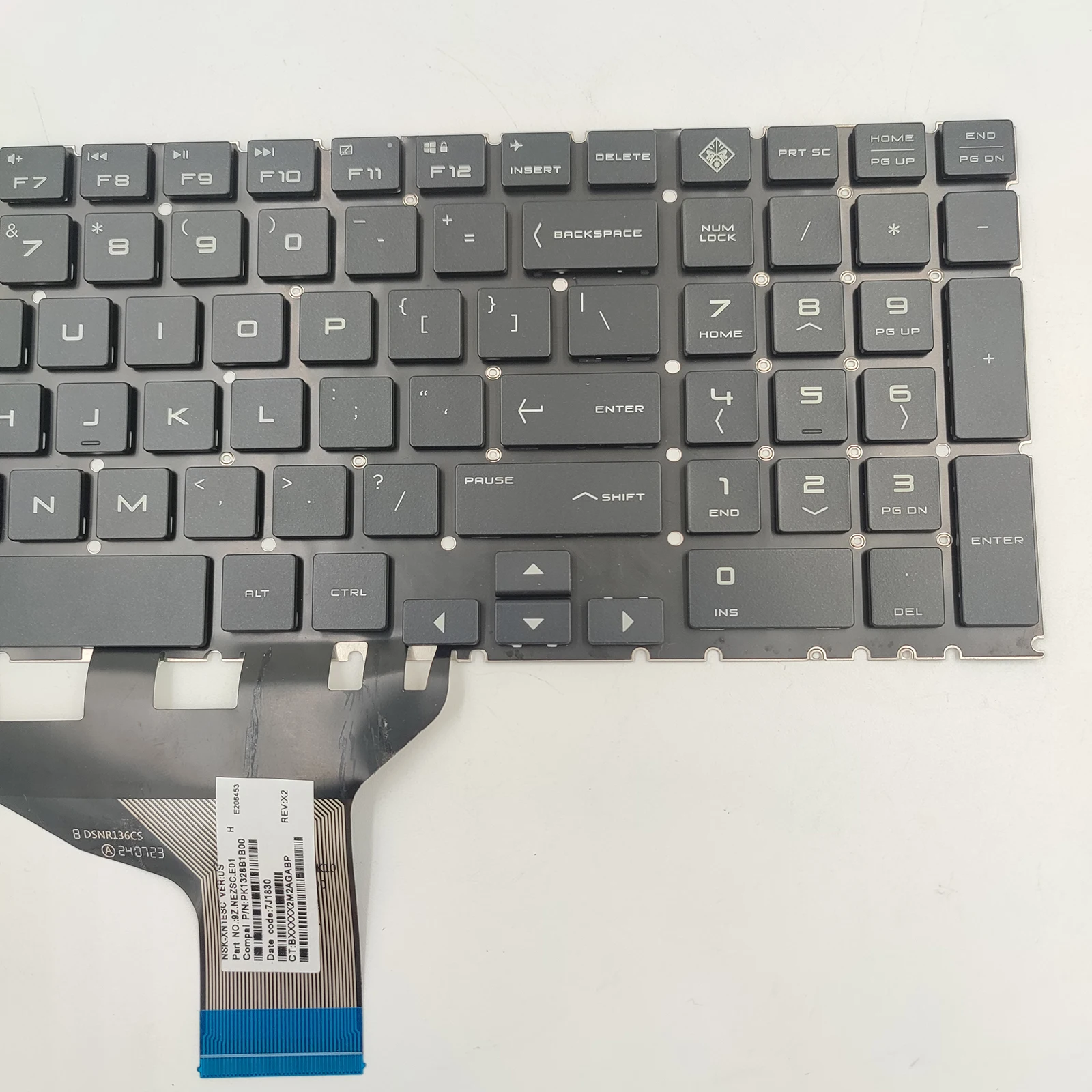 

US Layout for HP Q211 C143 15-DH 15-DC 17-CB TPN-C144 Laptop keyboard