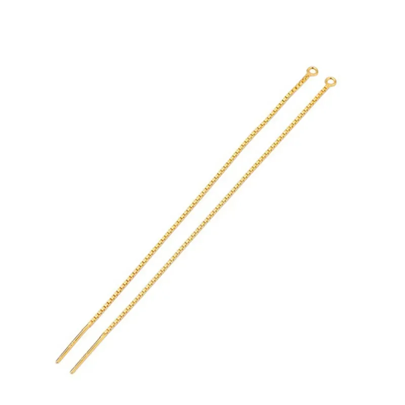 ZHUKOU one pair of Fashion korean Long Chain Drop/Dangle Earrings Chain hanging earrings  wholesale model:PE1