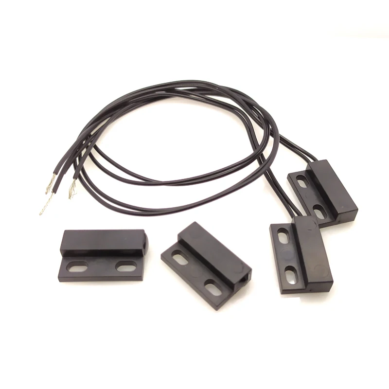 GPS-23 Magnet Normally Open Proximity Switch Magnetic Control Reed Switch Plastic Package With Mounting Hole And Wire