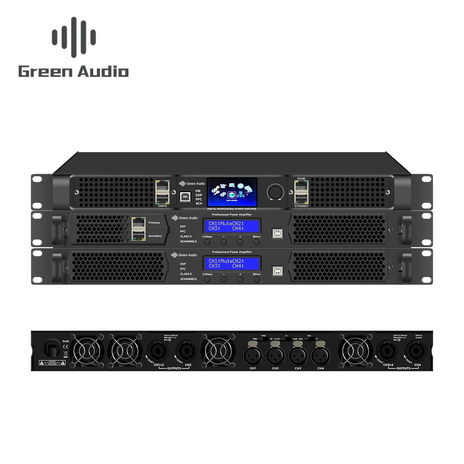 GAP-DP4000 Manufacturer of professional digital amplifier DSP processor 4-channel power audio amplifier amplifier