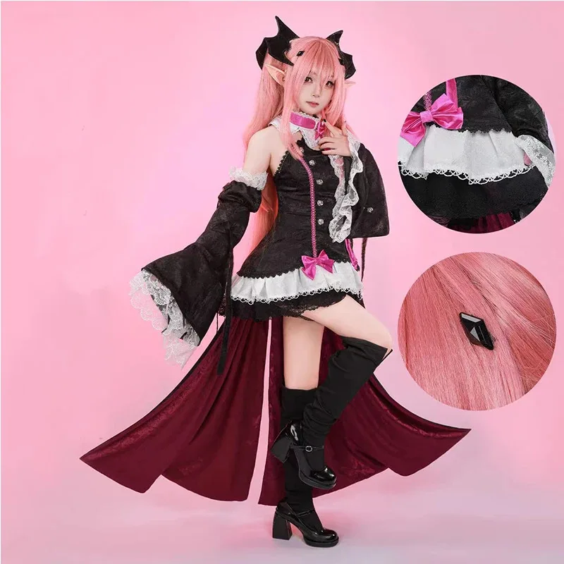 

Anime Krul Tepes Of The End Costume Cosplay Owari no Seraph Halloween Party Role Play Clothing Suit Stage Wear tu