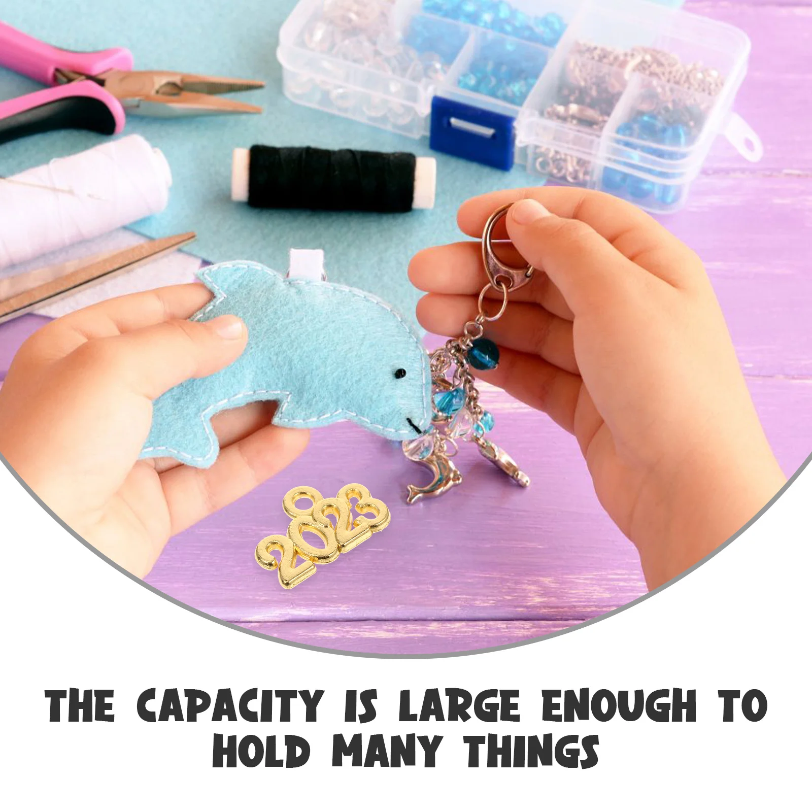 

100Pcs 2023 Graduation Jewelry Charms Pendant Alloy Bright Surface Accessories Bracelet Necklace Key Chain 2023 Charms