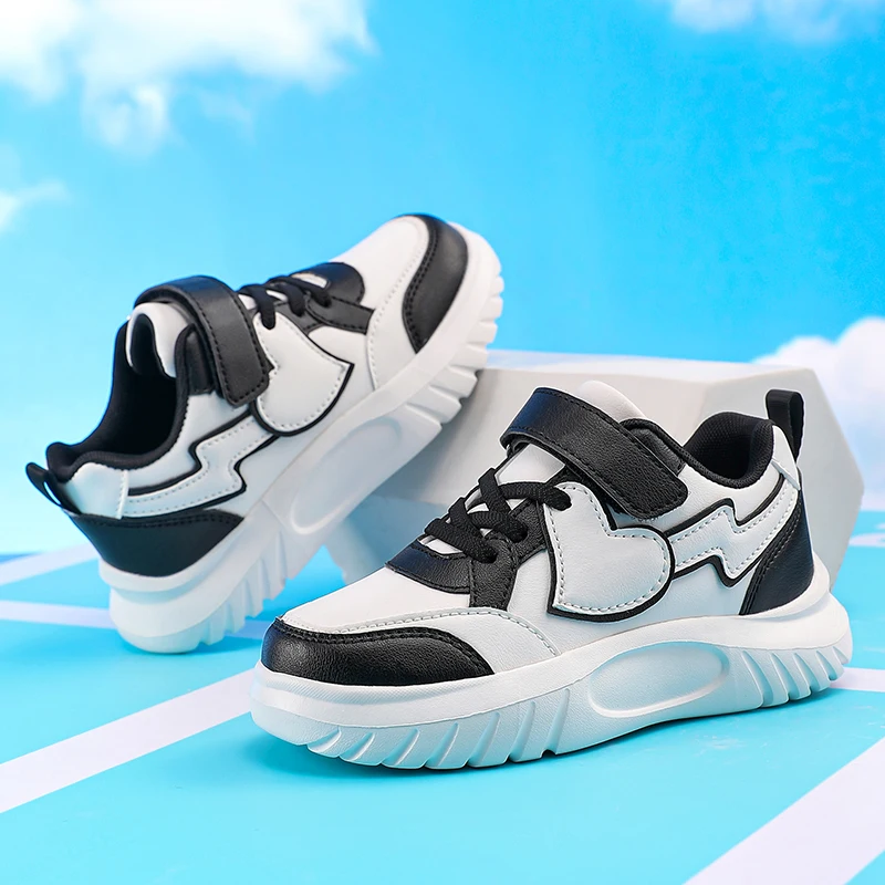 

Черные кроссовки для девочек, новый стиль, повседневная обувь, белые, розовые, дышащие, легкие, для прогулок, для детей