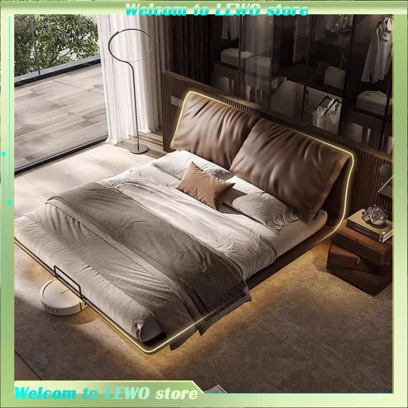 

Fashionable Simple Bed Frame Minimalist Designer Wedding Bed Confortable Relax Aesthetics Camas De Dormitorio Bedroom Furniture
