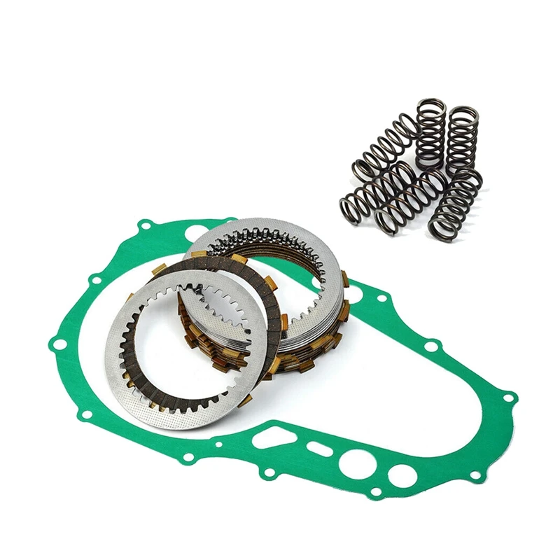 Clutch Kit Clutch Friction Plates Heavy Duty Springs & Cover Gasket For Suzuki Quadsport Z400 LTZ400 03-08