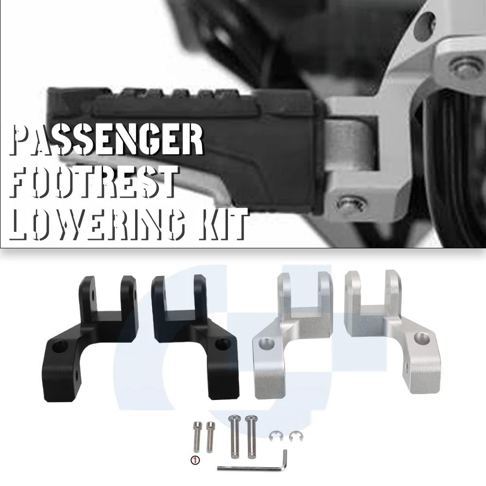 

For BMW R1300GS R1 300GS R1300 GS 2024 2025 Motorcycle Accessories Passenger Footrest Lowering Kit Foot Pegs Footpeg Relocation