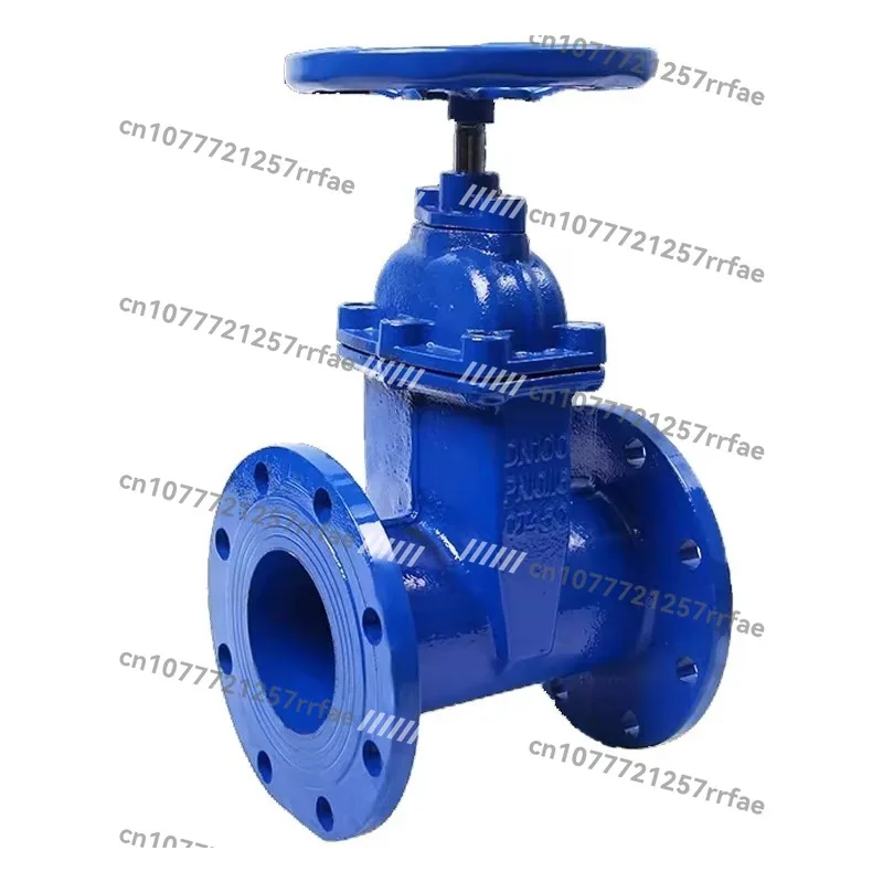 Non-rising valve stem elastic seat seal soft seal flange gate valve fire drainage