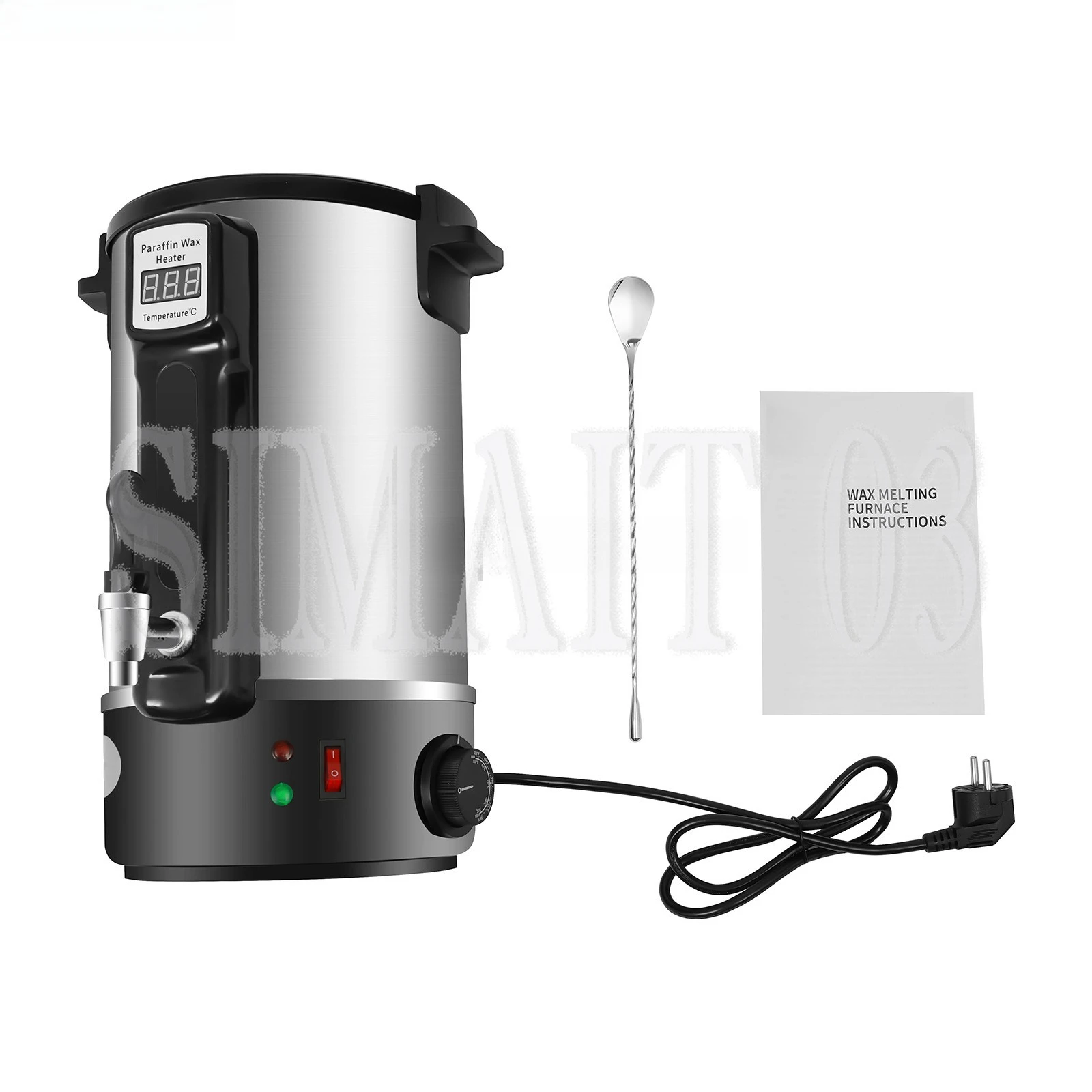 

8-12L Wax Melter with Heated Spout - For Mass Candle & Soap Production